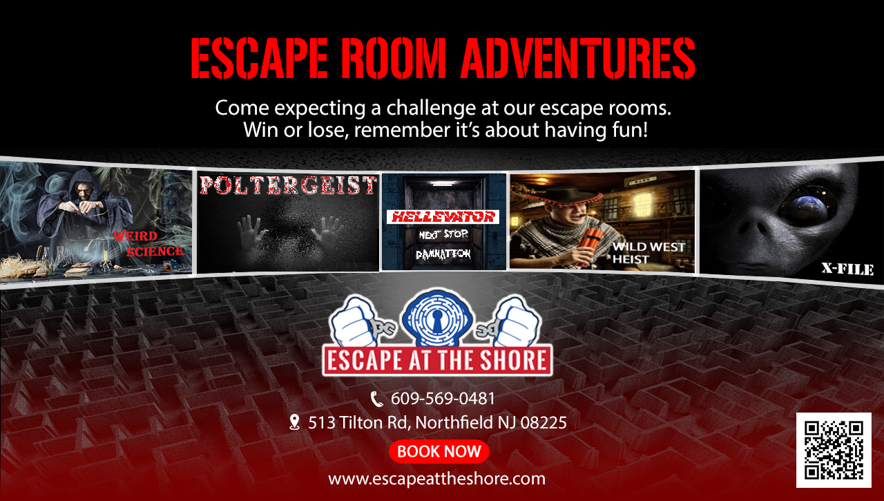 NJ Escape Room, Escape at the Shore